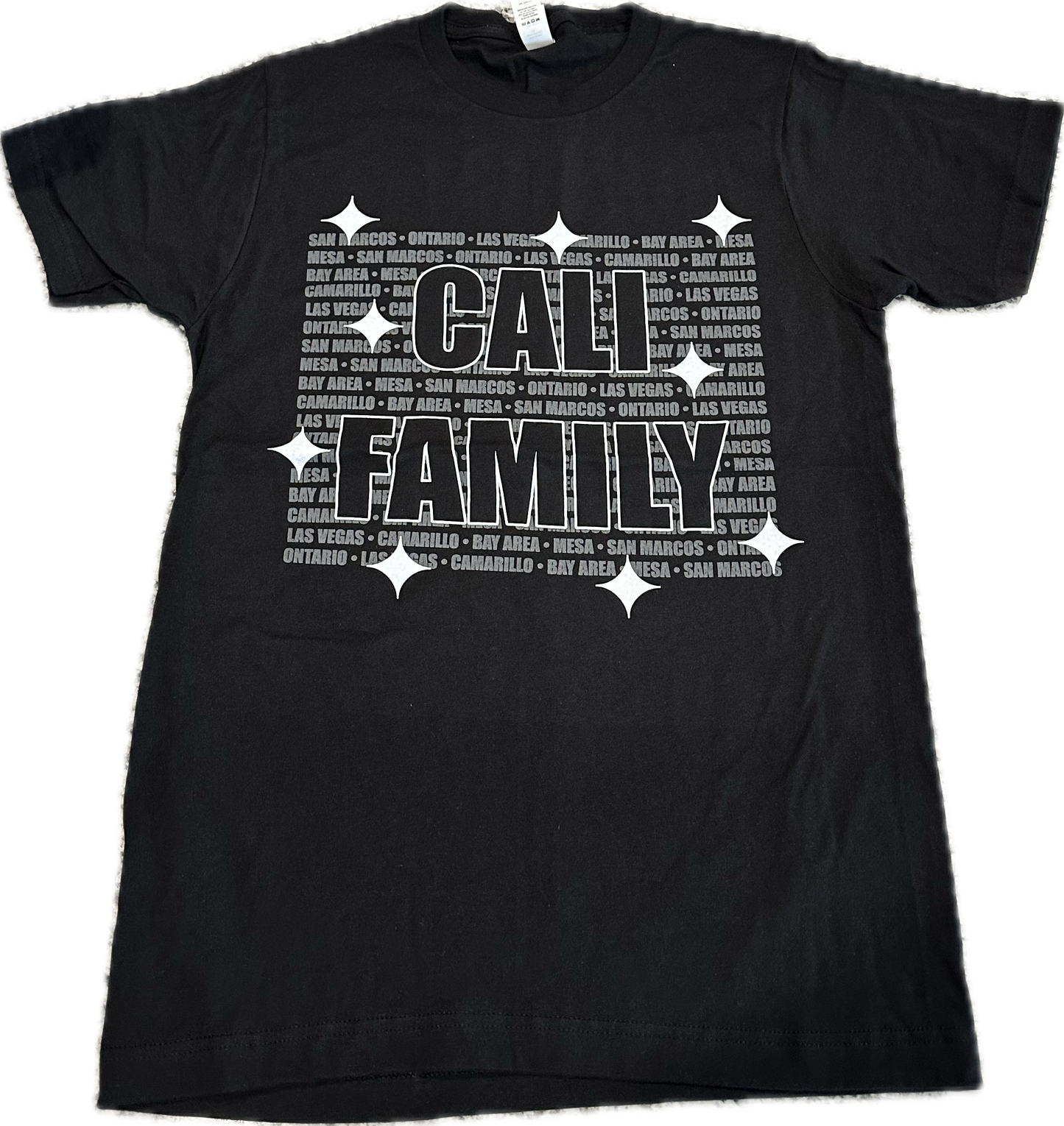 CALI FAMILY Black T-Shirt