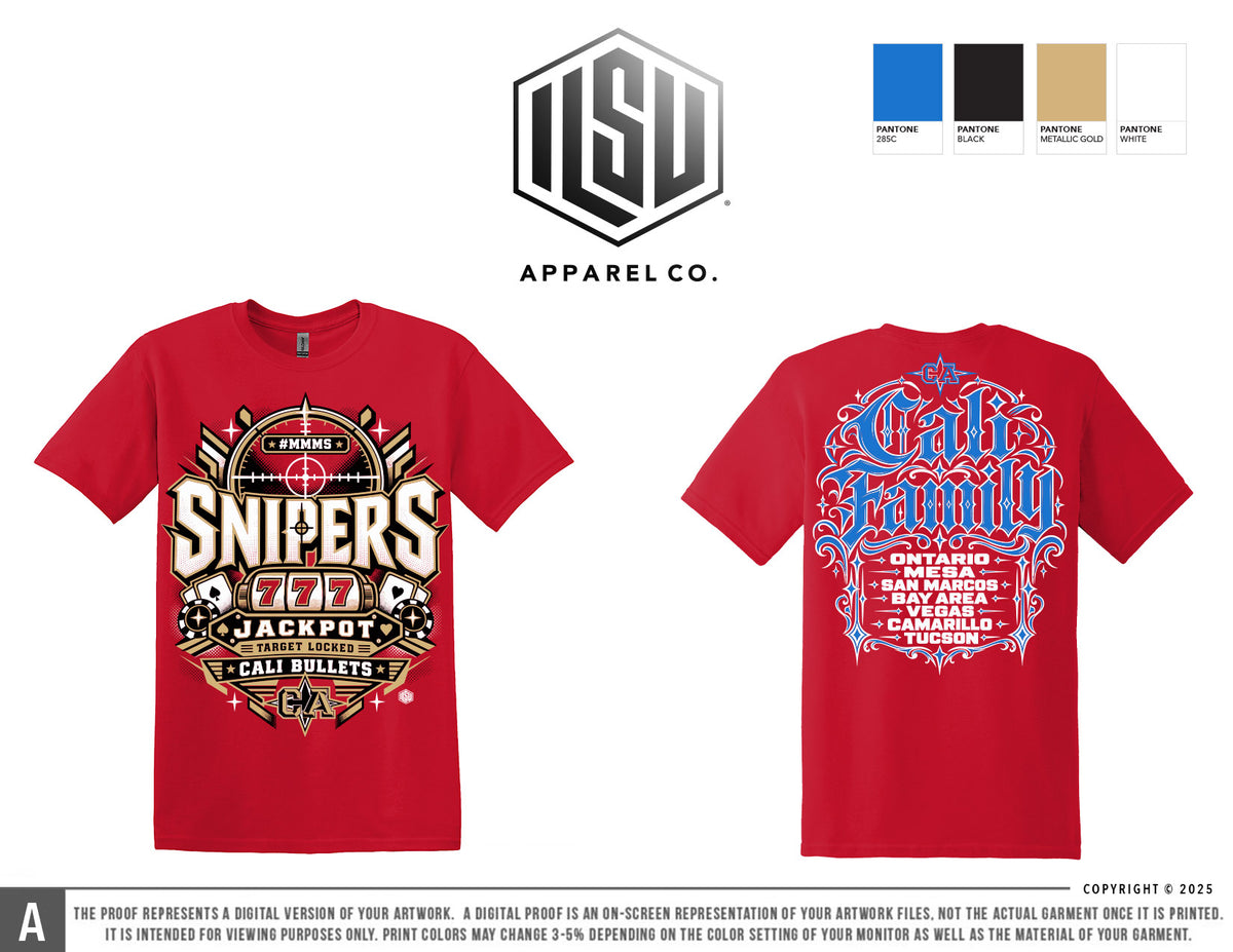 Team T-Shirt 2627 - Camarillo