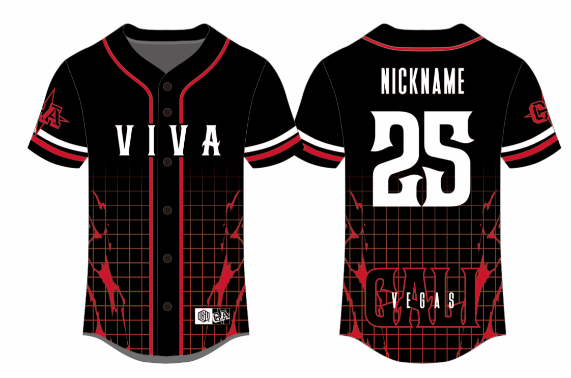 Sublimated Team Baseball Jersey 25-26 (Las Vegas)