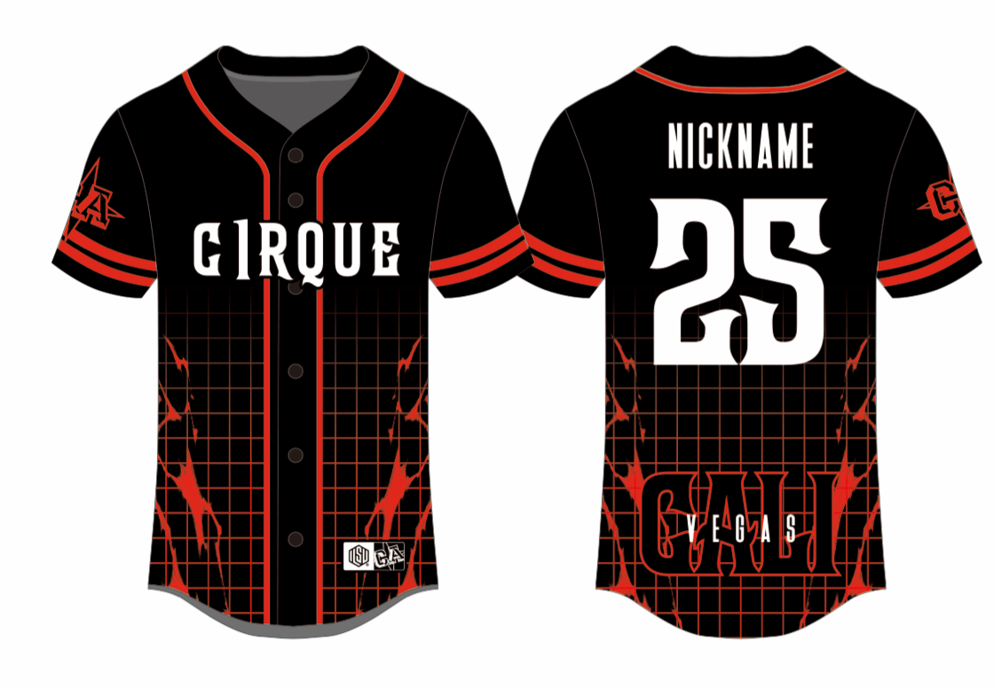 Sublimated Team Baseball Jersey 25-26 (Las Vegas)