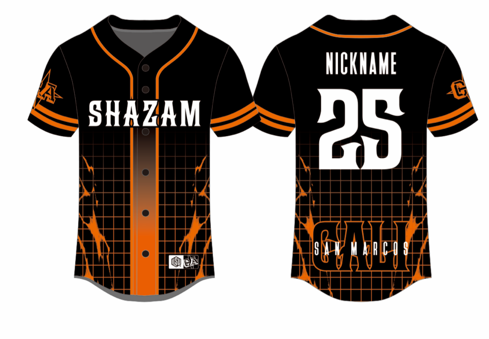 Sublimated Team Baseball Jersey 25-26 (San Marcos)