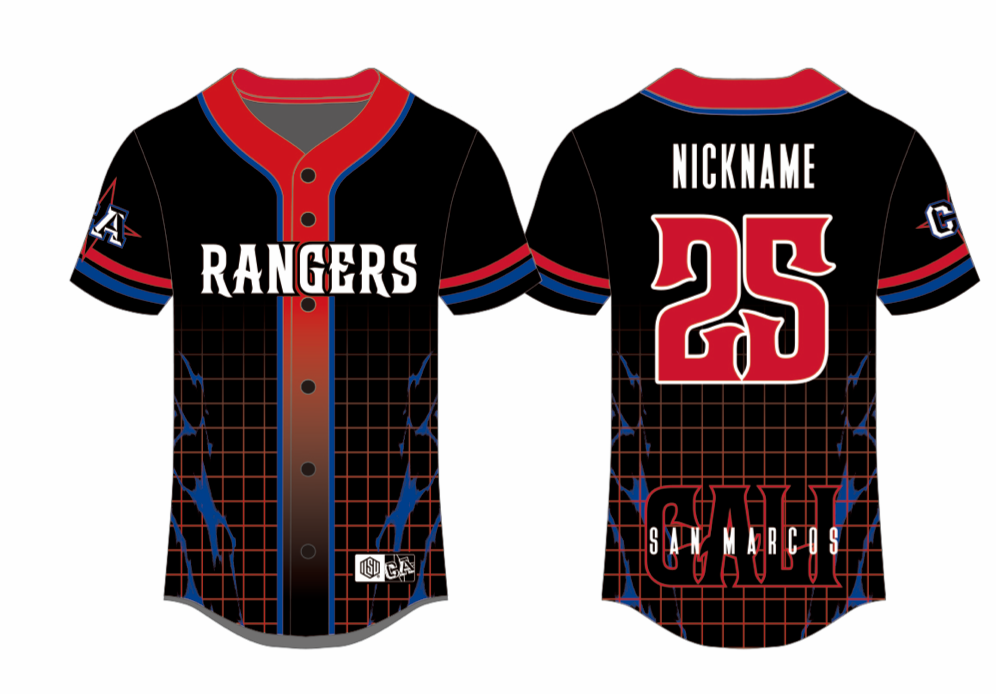 Sublimated Team Baseball Jersey 25-26 (San Marcos)