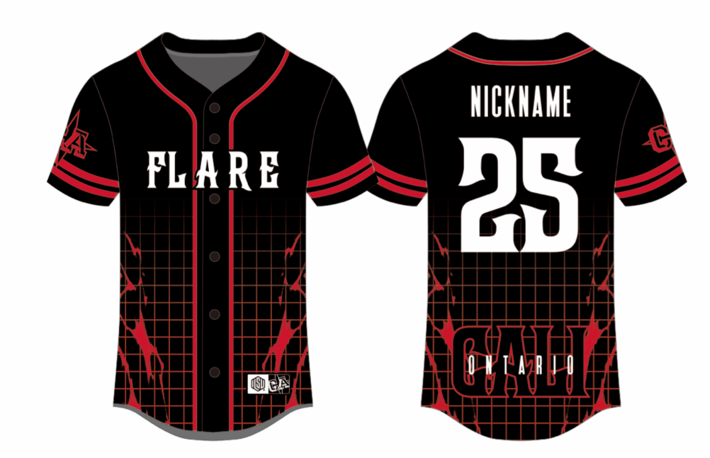 Sublimated Team Baseball Jersey 25-26 (Ontario)