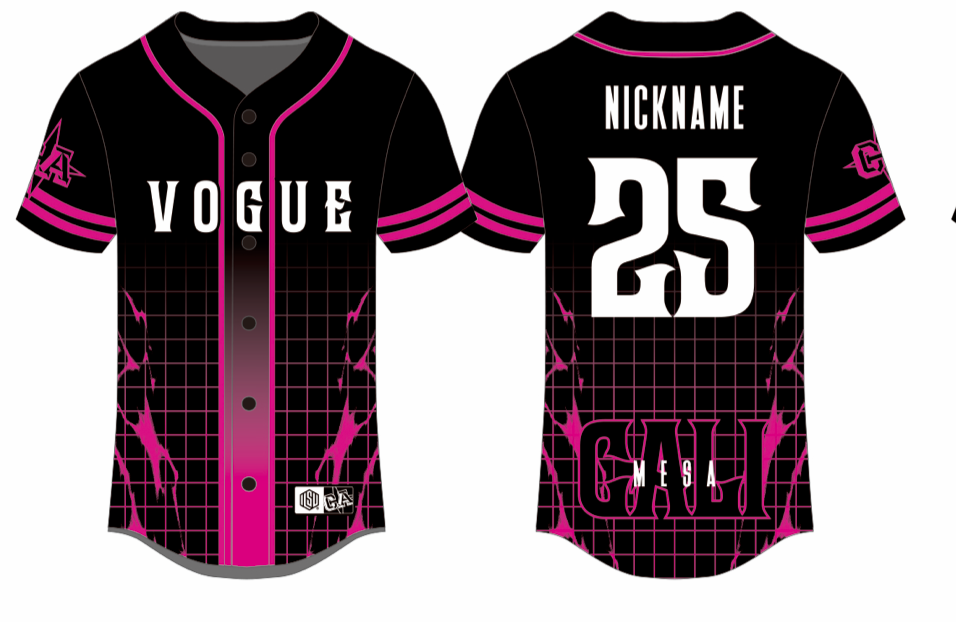 Sublimated Team Baseball Jersey 25-26 (Mesa)