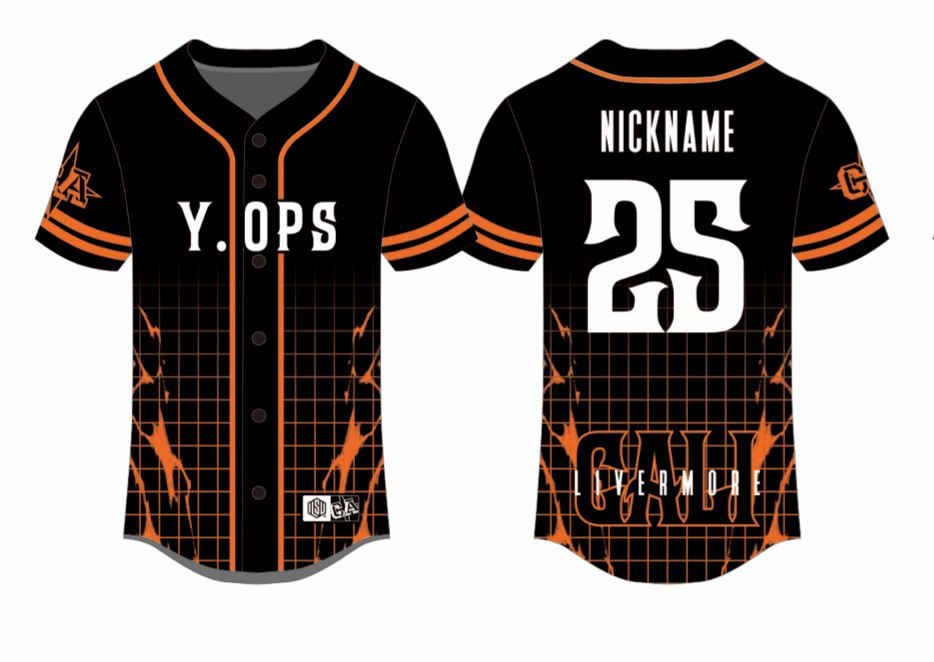 Sublimated Team Baseball Jersey 25-26 (Livermore)