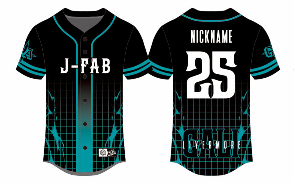 Sublimated Team Baseball Jersey 25-26 (Livermore)