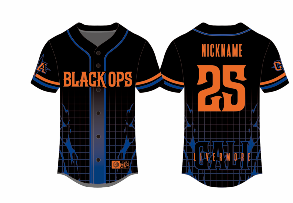 Sublimated Team Baseball Jersey 25-26 (Livermore)
