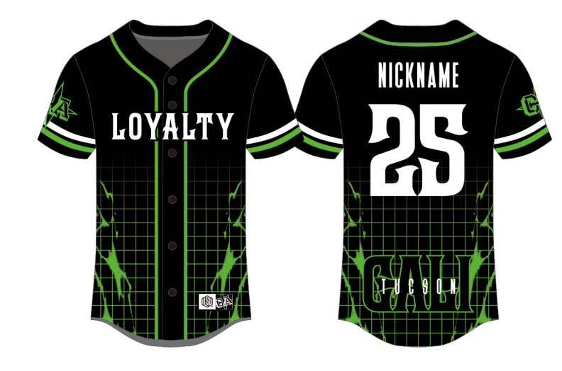 Sublimated Team Baseball Jersey 25-26 (Tucson)