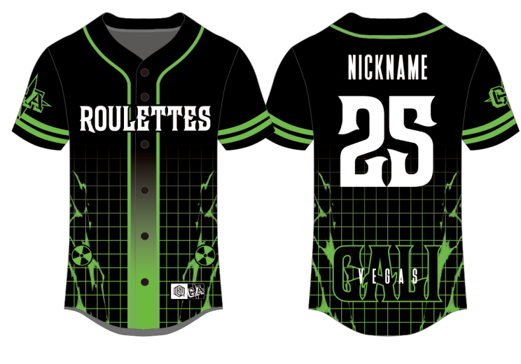 Sublimated Team Baseball Jersey 25-26 (Las Vegas)