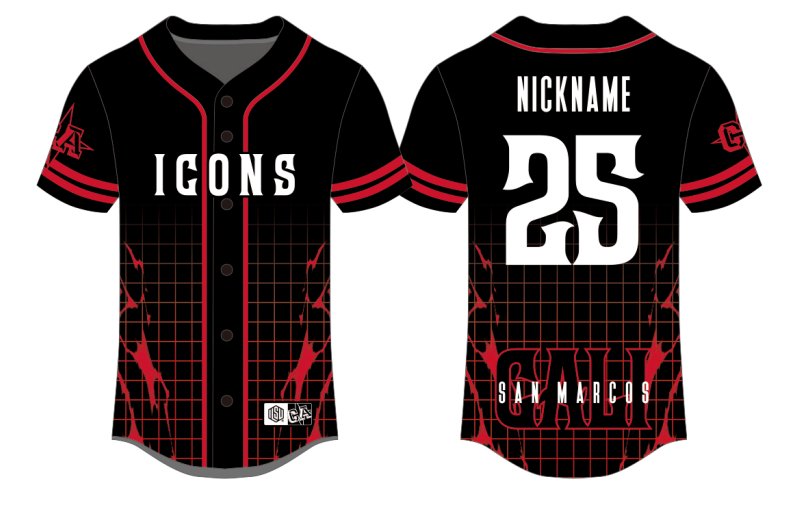 Sublimated Team Baseball Jersey 25-26 (San Marcos)