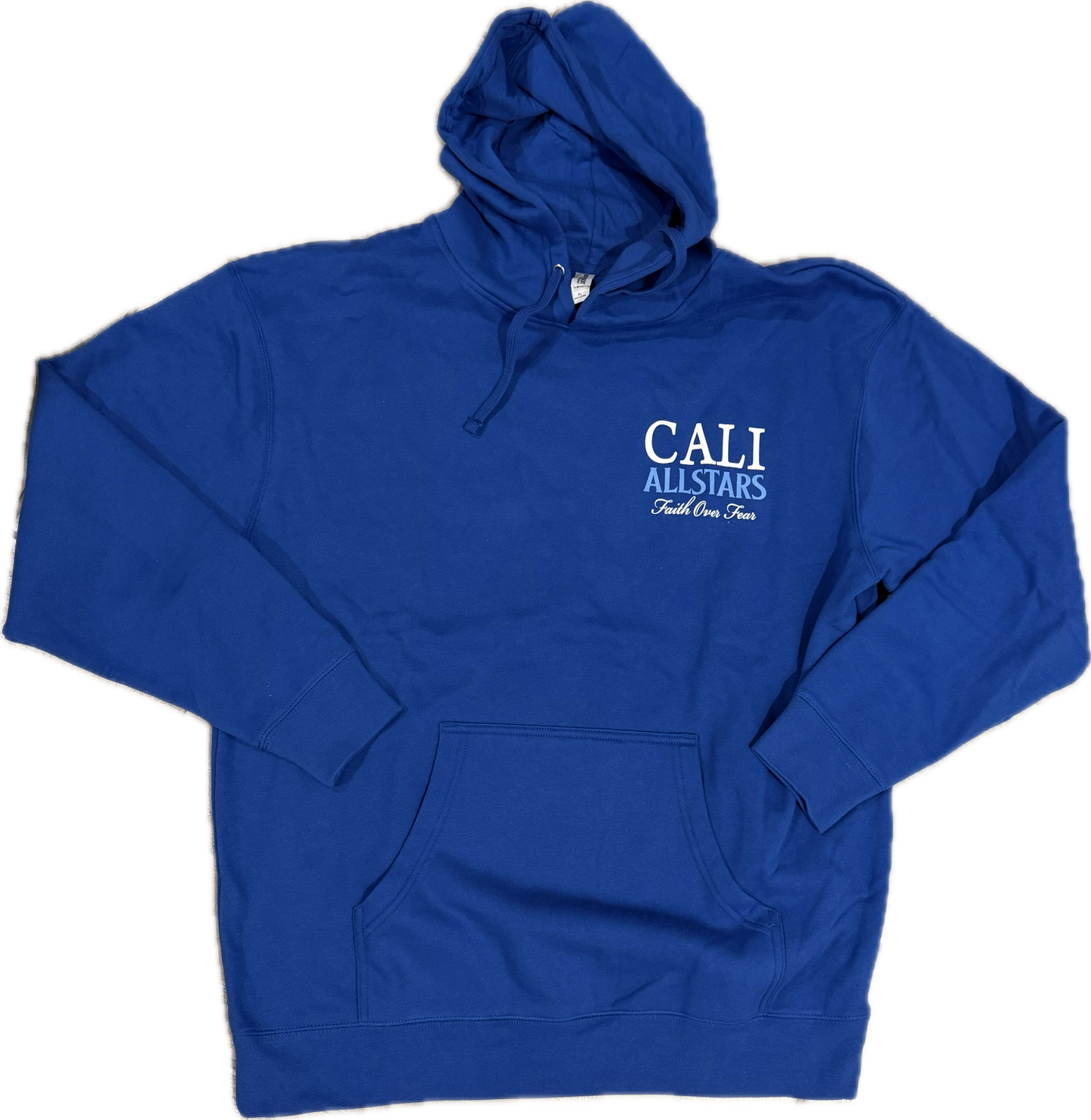 Blue Faith over Fear Hoodie